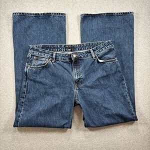 Nudie Wide Heidi Evening Jazz‎ Jeans Womens 36X32 Organic Cotton Denim